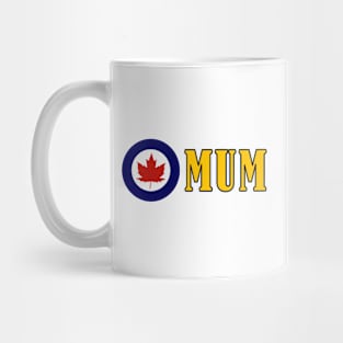 Bold design for anyone whose Mum or Dad serves in the Canadian Armed Forces Mug